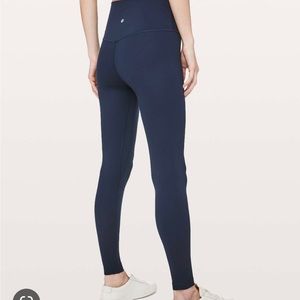 Navy lululemon leggings SIZE 4